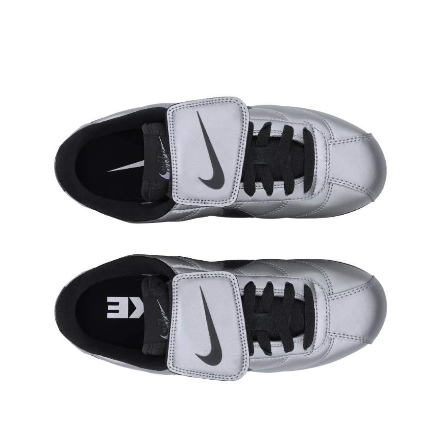 Nike Cortez Leather SE Metallic Cool Grey Black