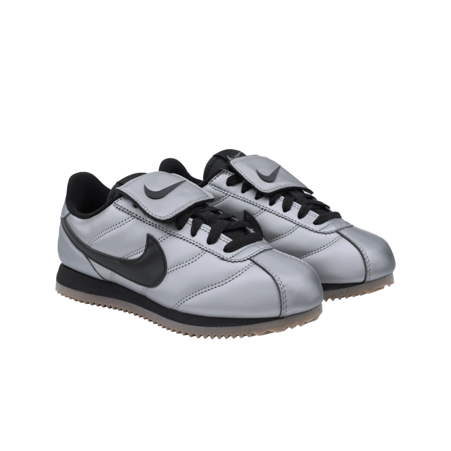 Nike Cortez Leather SE Metallic Cool Grey Black