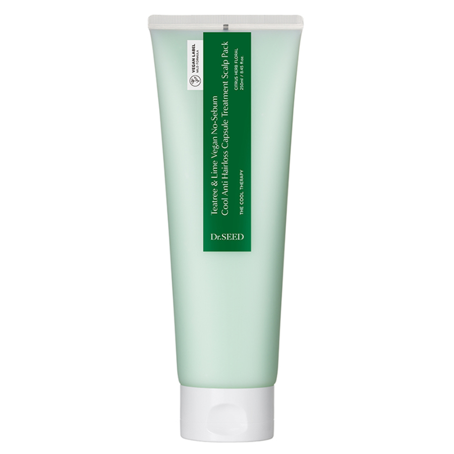 Dr. Seed Tea Tree & Lime Vegan Oily Care Охлаждающая капсула от выпадения волос для кожи головы, 250 мл, 1шт