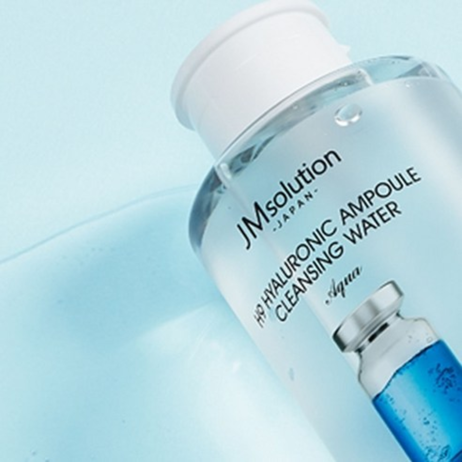 JM Solution H9 Гиалуроновая ампульная очищающая вода Aqua, 850 мл