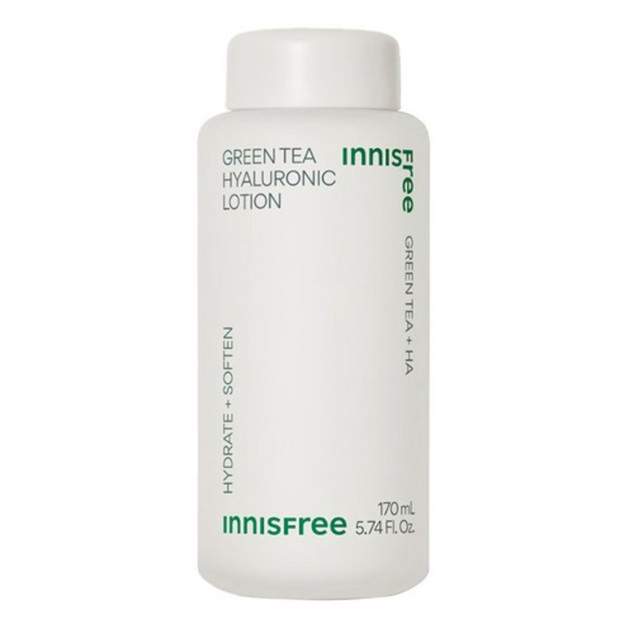 Увлажняющий лосьон с гиалуроновой кислотой Innisfree New Green Tea, 170 мл, 1шт