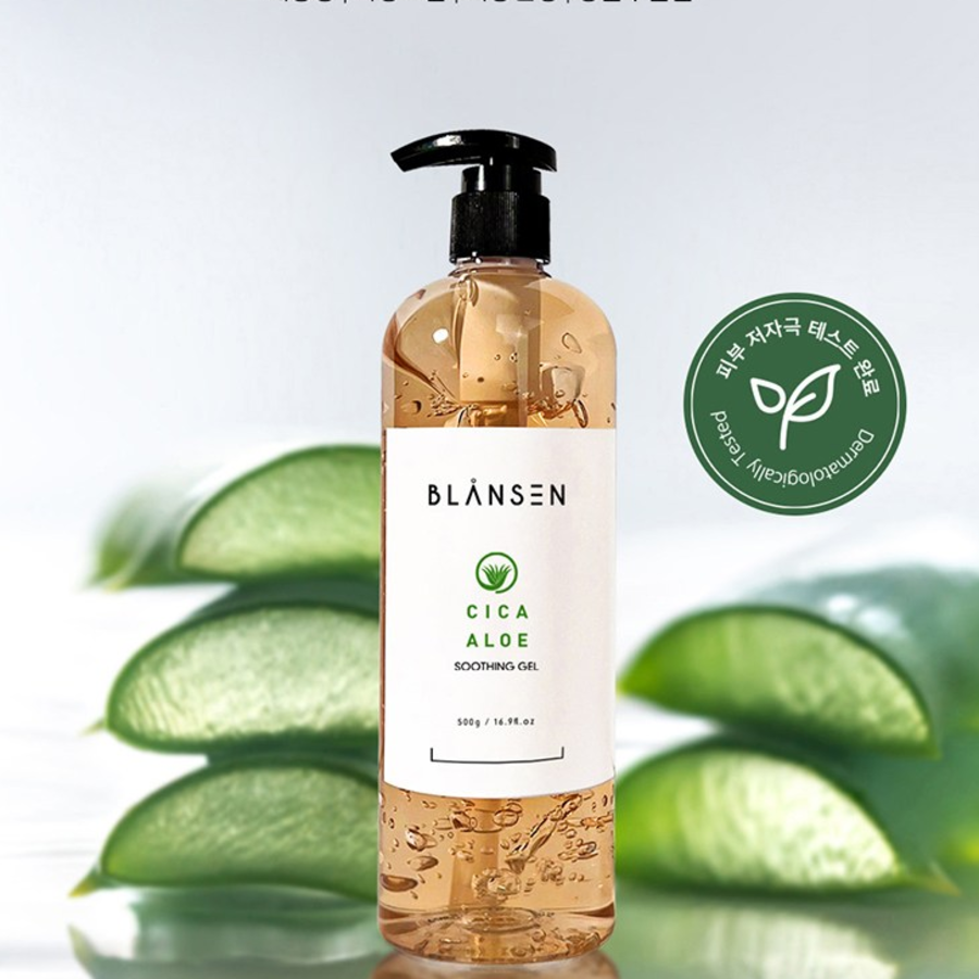 Успокаивающий гель с алоэ Blancsen Cica, 500 г, 1 шт