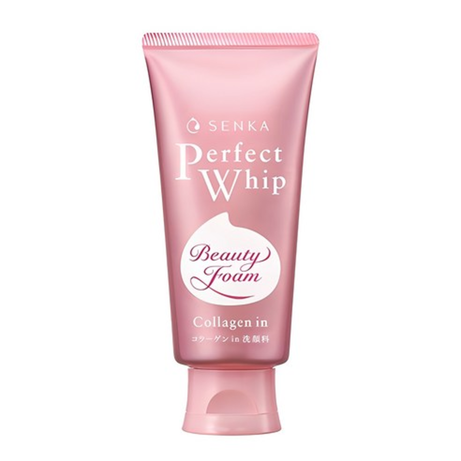 Senka Perfect Взбивает коллаген в очищающей пенке, 120 г