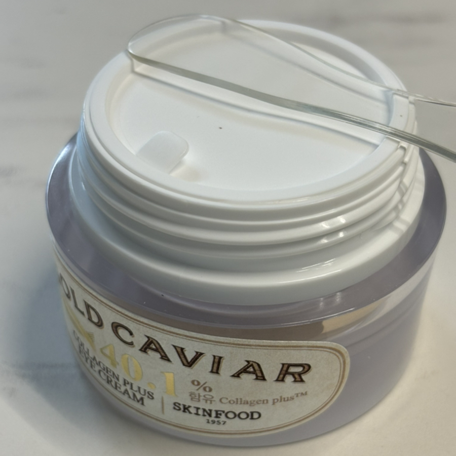 Skinfood Gold Caviar Collagen Plus Eye Cream – питательный крем для век с коллагеном и золотом, объем уточняется