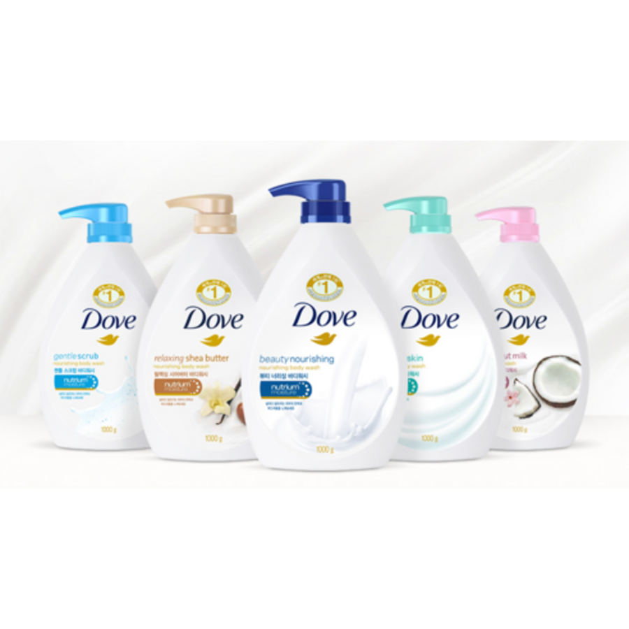Средство для мытья тела с кокосовым молоком Dove Sweet, 1 л, 1 шт