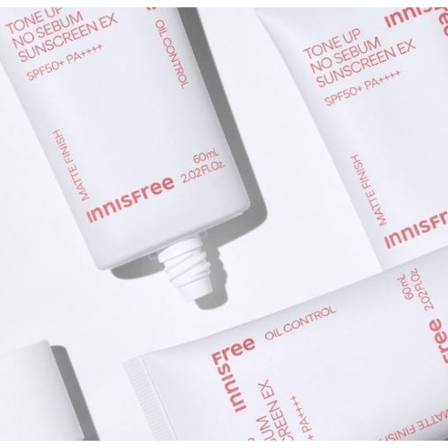 Солнцезащитный крем Innisfree Tone Up No Sebum  EX SPF50+ PA++++, 60ml, 1шт