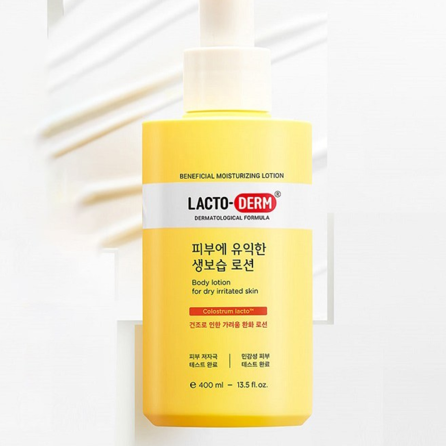 Lactoderm Skin-Friendly Live Moisturizing Lotion – увлажняющий лосьон с пробиотиками для кожи, 400 мл