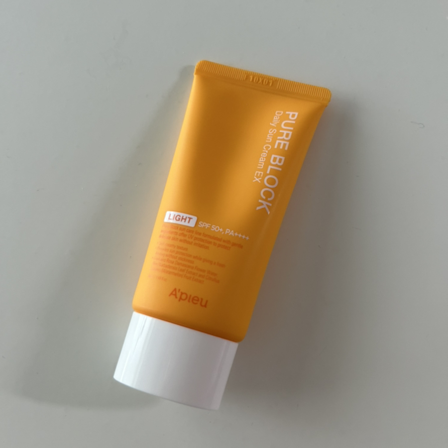 Дневной солнцезащитный крем A'pieu Pure Block Natural, EX SPF50 PA++++, 100 мл, 1 шт