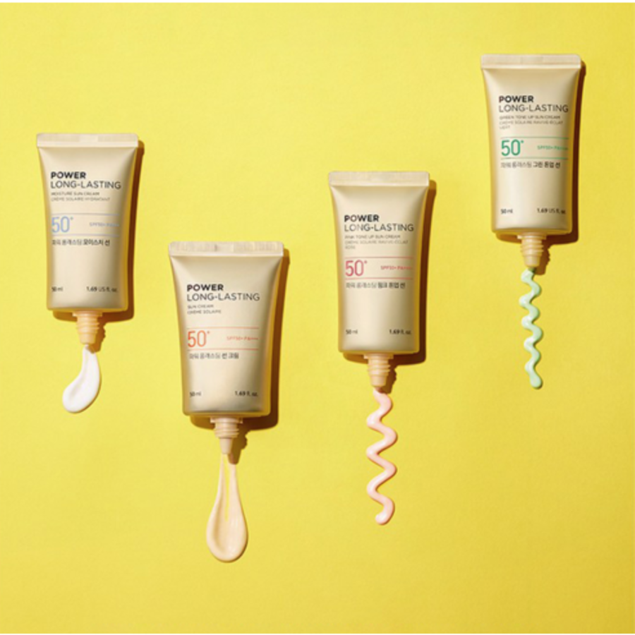 Солнцезащитный лосьон The Face Shop Power Long Lasting Pink Tone Up SPF50+ PA++++, 50 мл, 1 шт