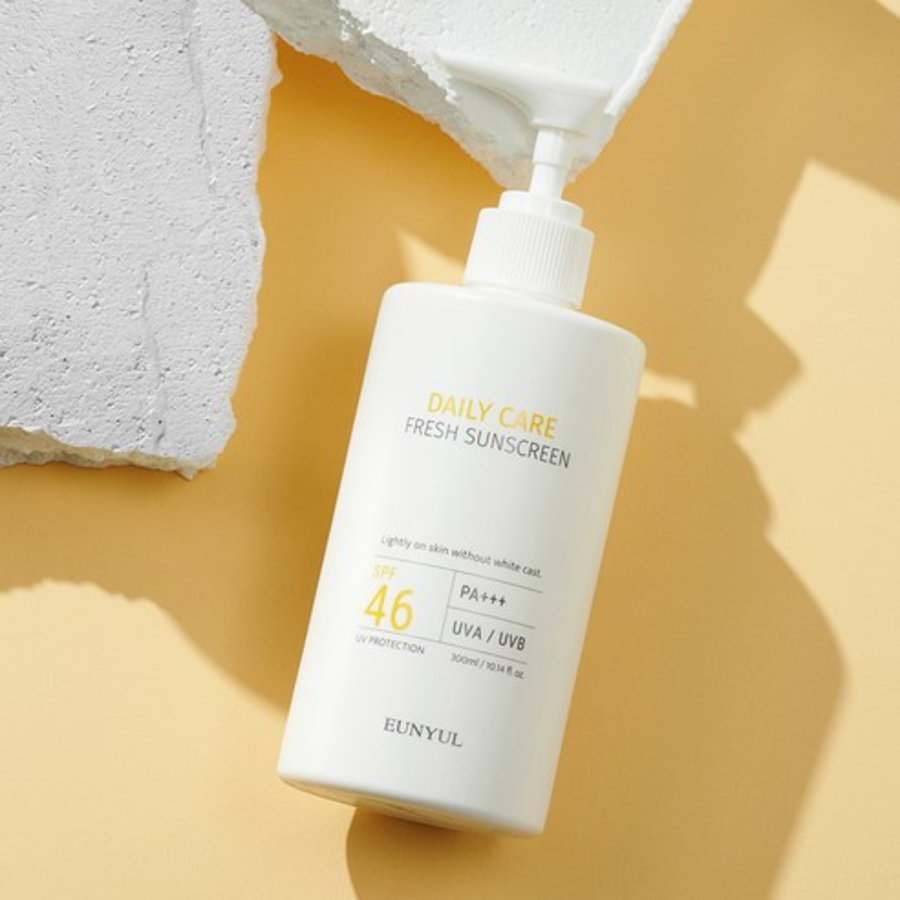 Свежий солнцезащитный крем Eunyul для ежедневного ухода SPF46 PA+++, 300 мл, 1 шт