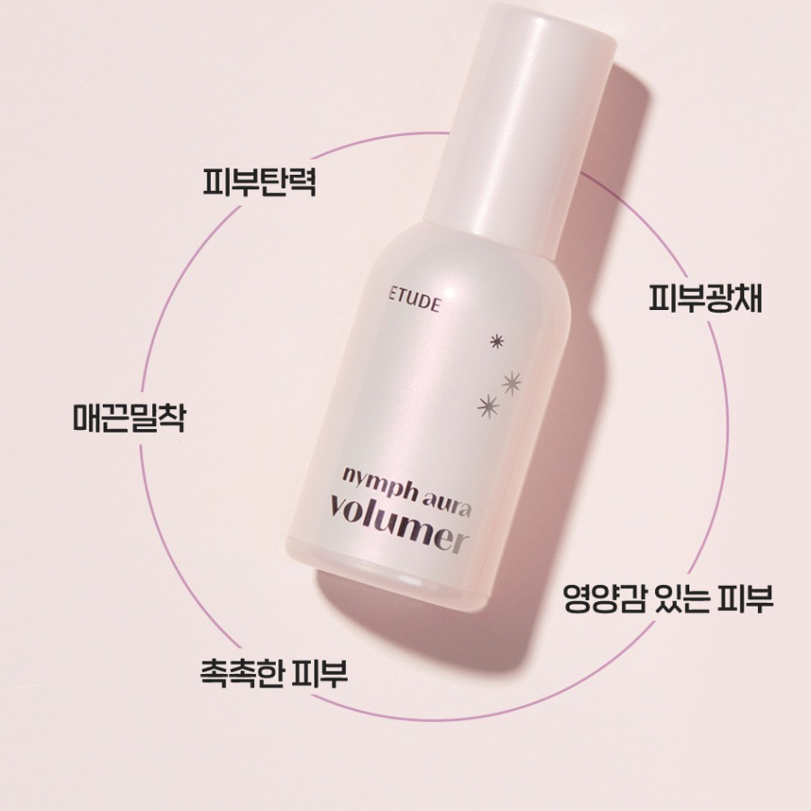 Etude House Nymph Aura Volumer Праймер для лица с эффектом сияния, прозрачный водяной блеск, 1 шт. (скидка-59%)