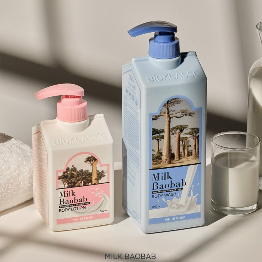 Гель для душа Milk Baobab с ароматом белого мускуса, 1л, 1 шт (скидка -1%)