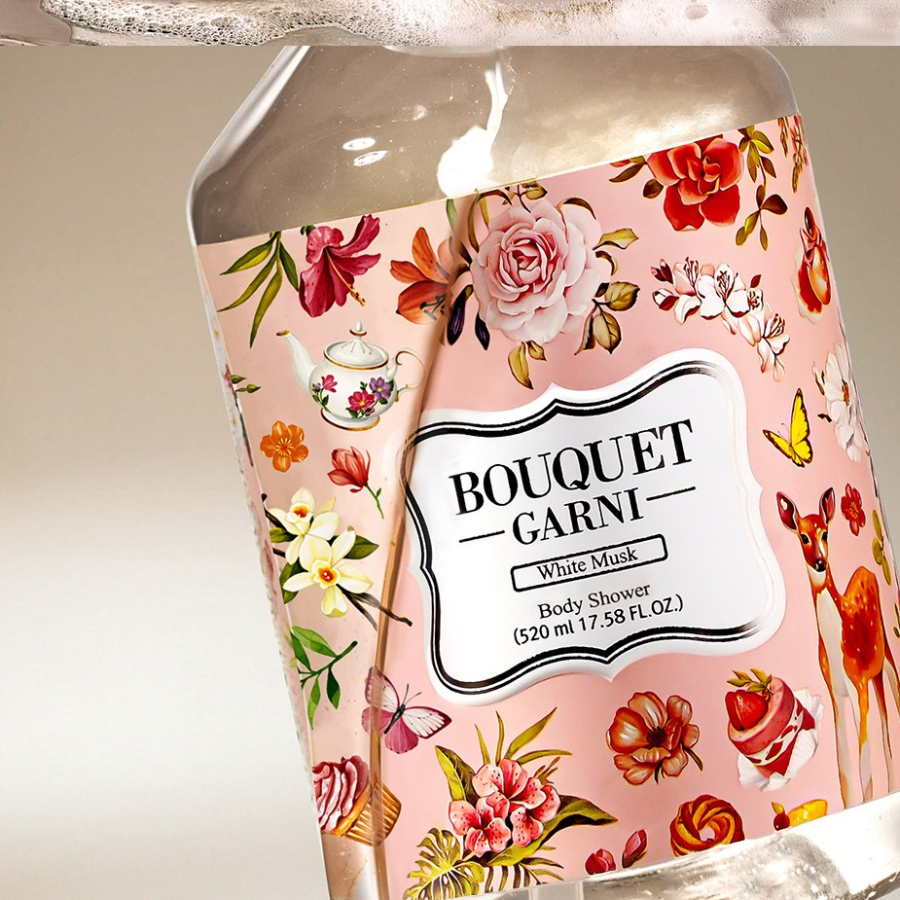 Ароматный гель для душа Bouquet Garni Белый мускус, 520 мл, 1 шт (40%