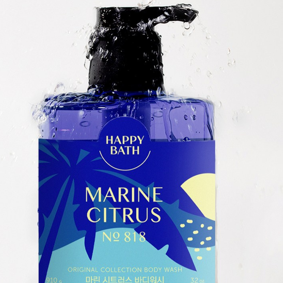 Happy Bath Original Collection Слегка кислотный гель для душа от прыщей «Морской цитрус», 910 г, 1 шт