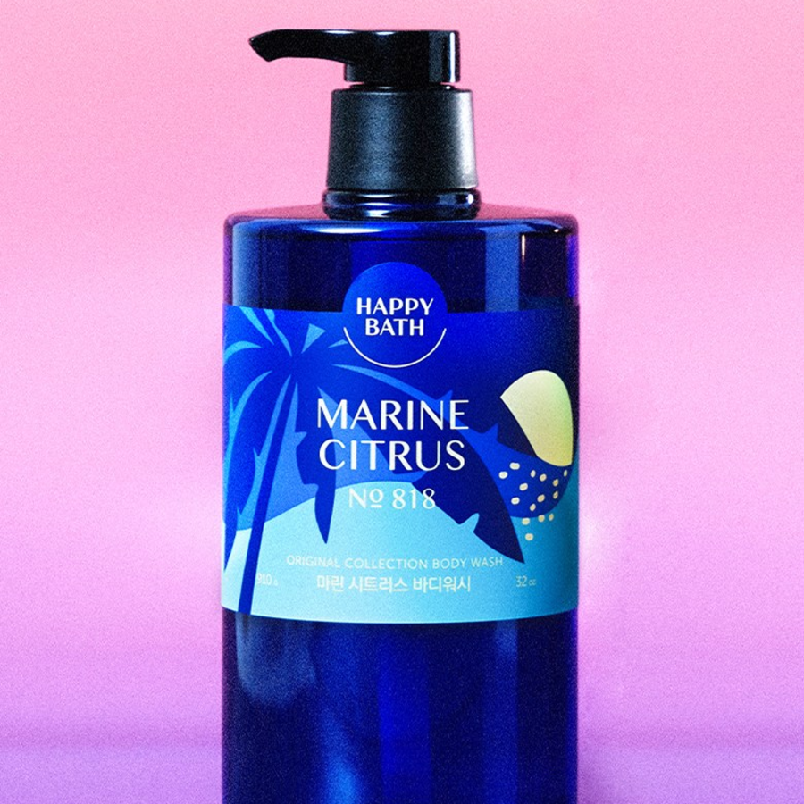 Happy Bath Original Collection Слегка кислотный гель для душа от прыщей «Морской цитрус», 910 г, 1 шт