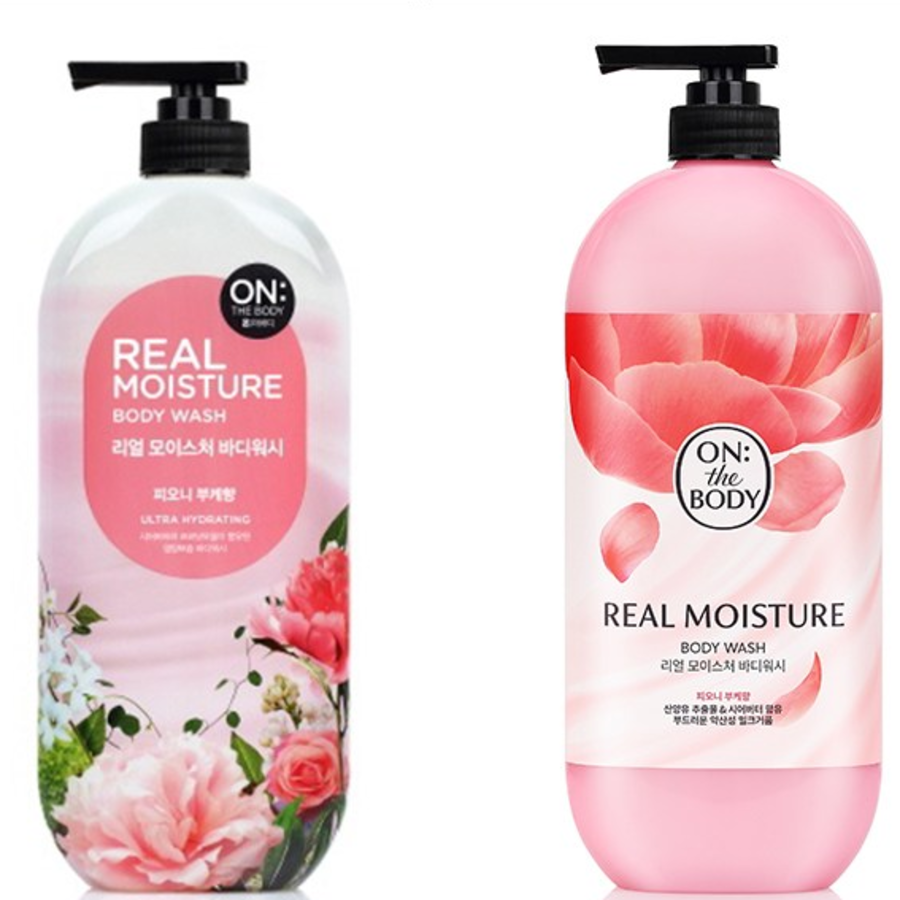 On the Body Real Moisture Гель для душа с ароматом букета пиона, 900 г, 1 шт (скидка-46%)