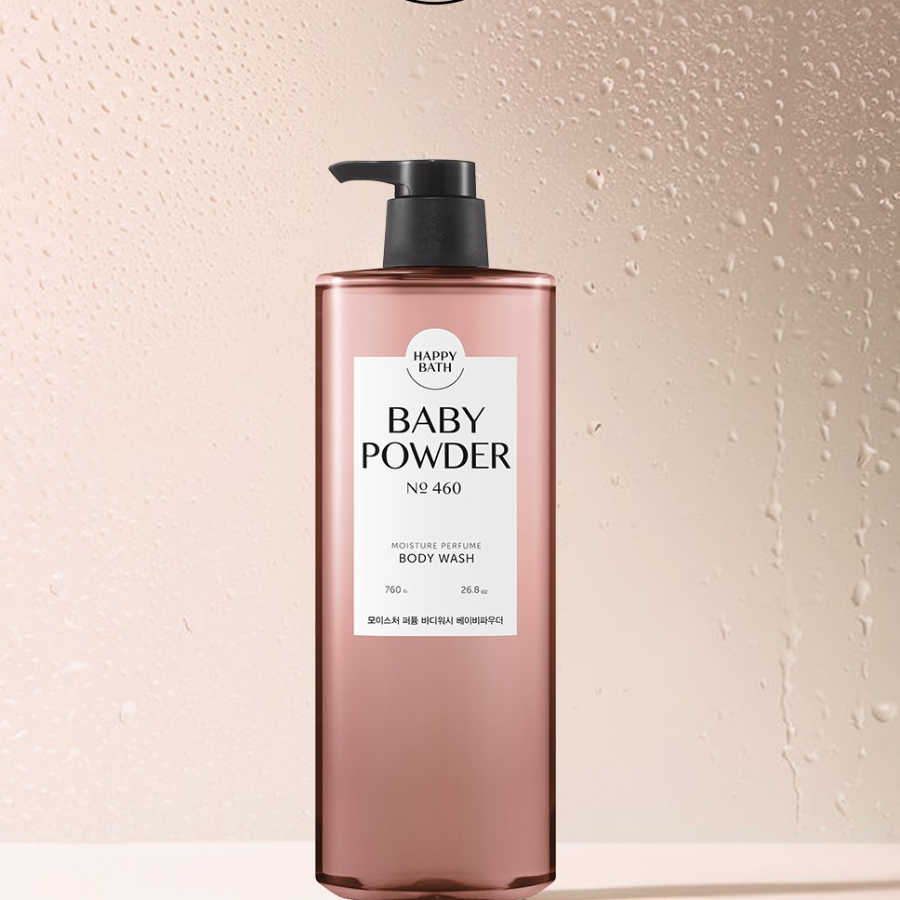 Happy Bath Moisture Парфюм для мытья тела с ароматом детской присыпки, 760 г, 1 шт (скидка-50%)