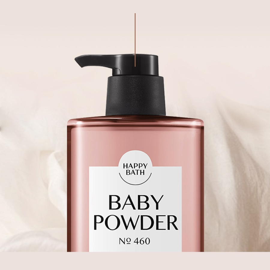 Happy Bath Moisture Парфюм для мытья тела с ароматом детской присыпки, 760 г, 1 шт (скидка-50%)