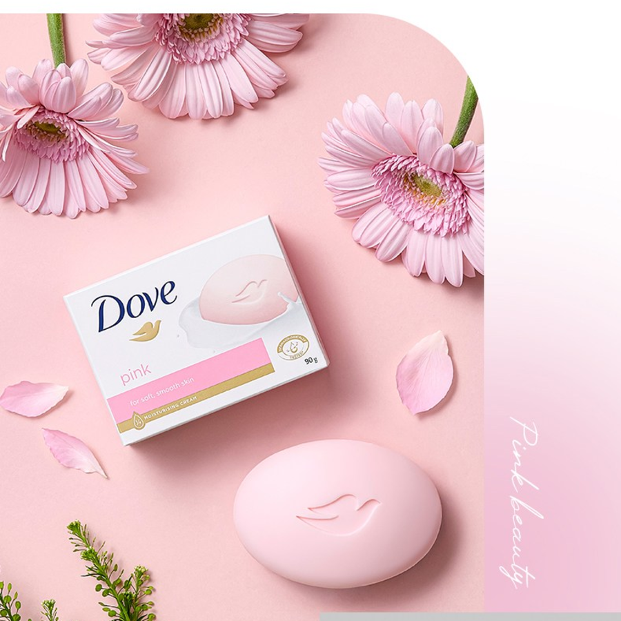 Мыло Dove Beauty Bar Розовое, 75г, 1шт
