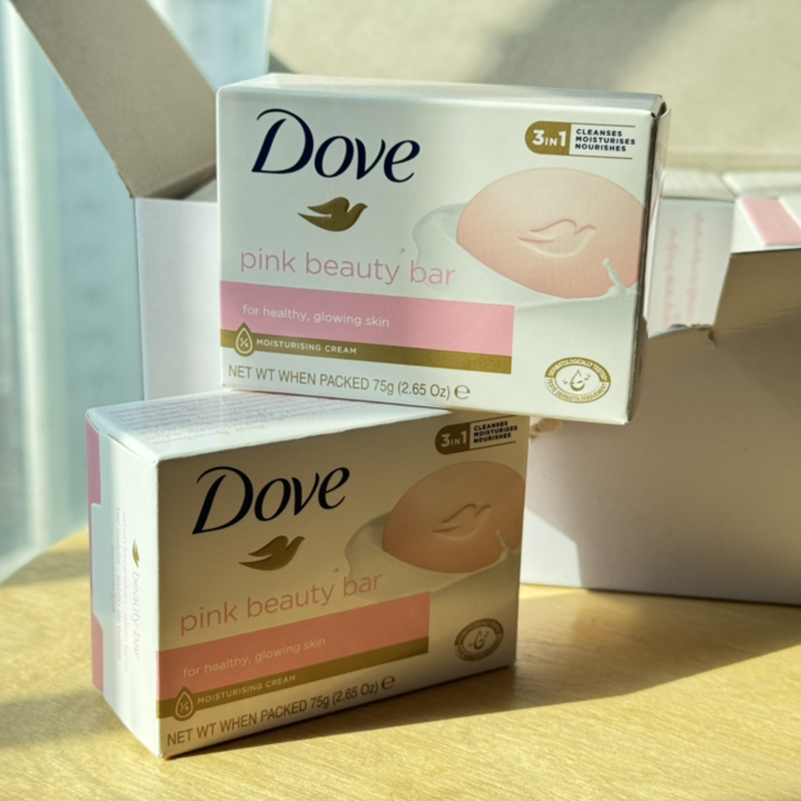 Мыло Dove Beauty Bar Розовое, 75г, 1шт