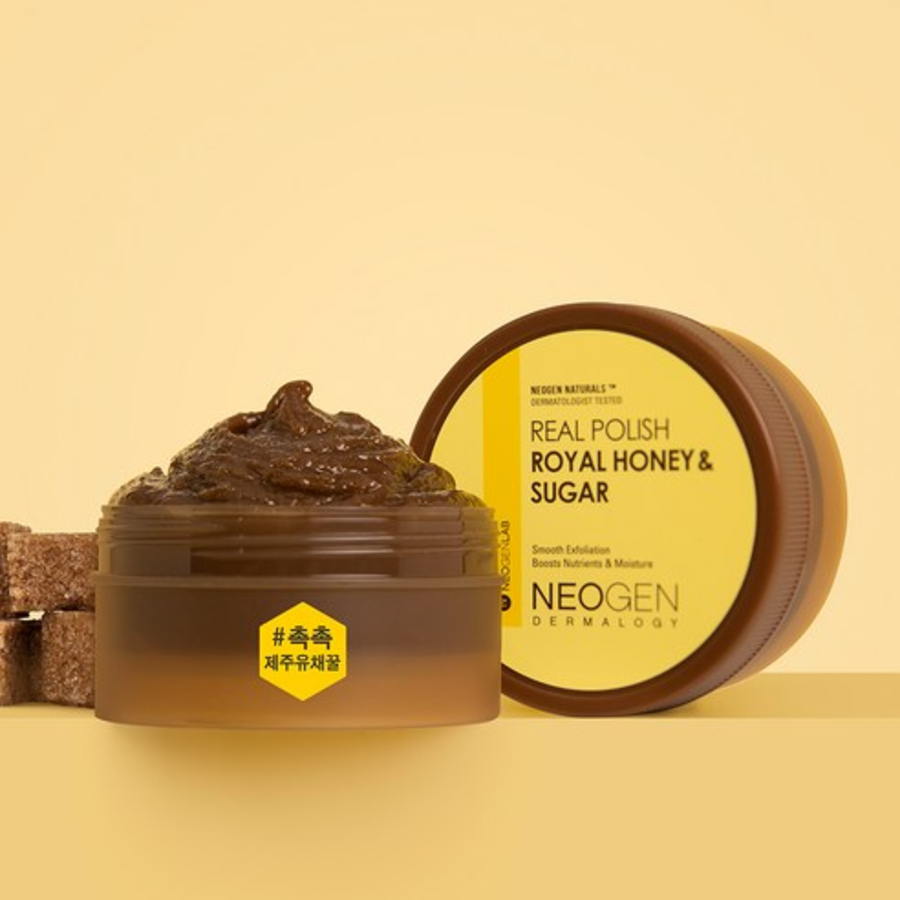 Neogen Real Polish Royal Honey & Sugar Face Scrub - скраб для лица с медом и сахаром, 100 г