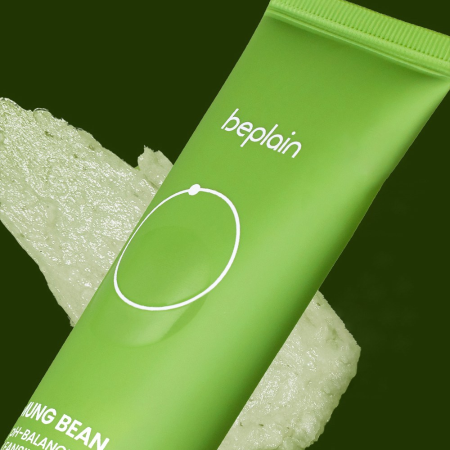 Beplain Green Bean Mildly Acidic Cleansing Foam слегка кислотная очищающая пенка, 80 мл