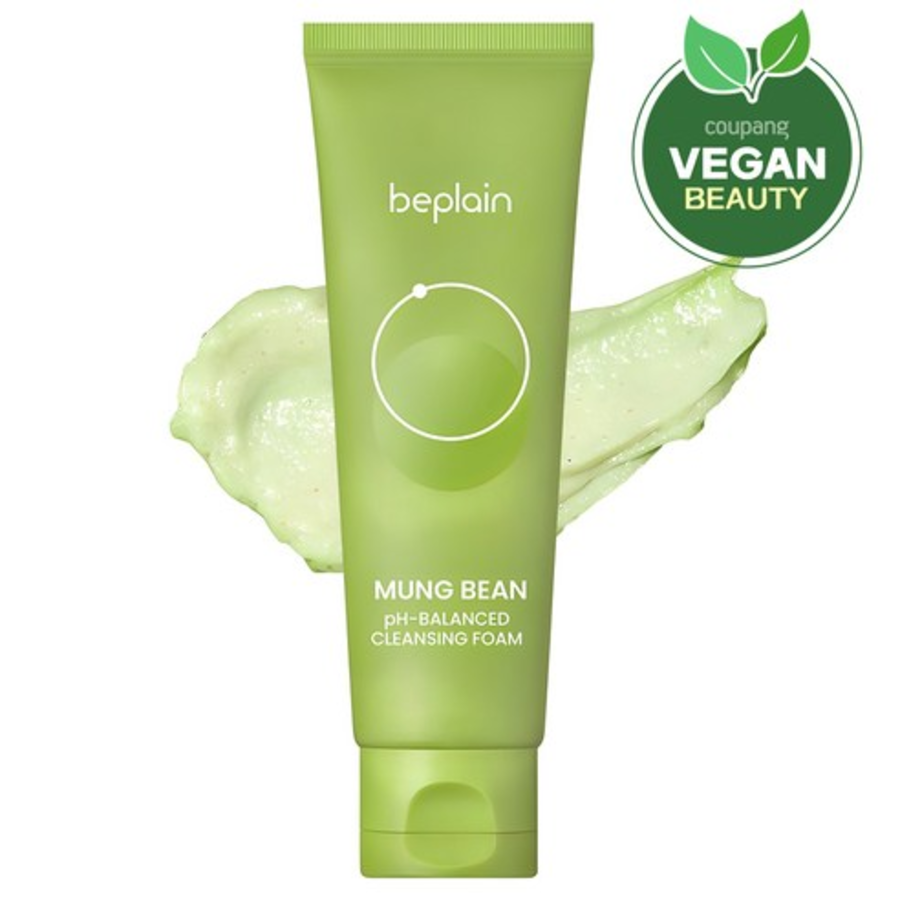 Beplain Green Bean Mildly Acidic Cleansing Foam слегка кислотная очищающая пенка, 80 мл