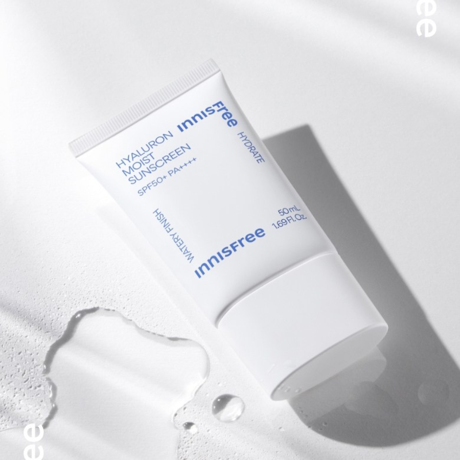 Innisfree Гиалуроновый увлажняющий солнцезащитный крем SPF50+ PA++++, 50 мл, 1 шт(скидка-47%)