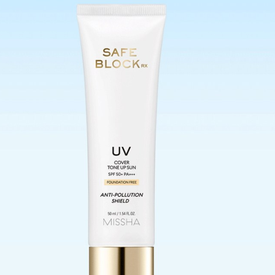 MISSHA SAFE BLOCK RX COVER TONE UP SUN CREAM SPF50+ PA++++, 50 мл, 1 шт (скидка-56%)
