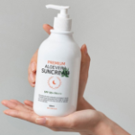 DRMOON Premium Солнцезащитный крем с алоэ вера SPF50+ PA+++, 500 мл, 1 шт.