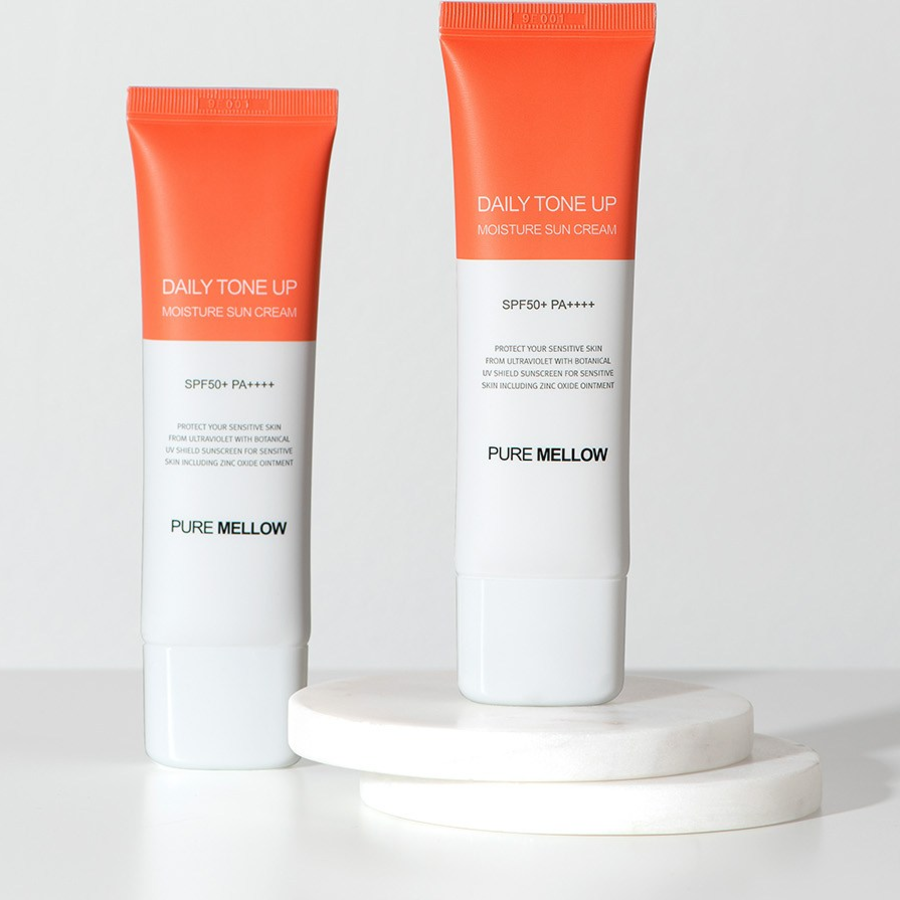 Pure Mellow Ежедневный увлажняющий солнцезащитный крем SPF50+ PA++++, 50 мл, 1 шт (скидка-50%)