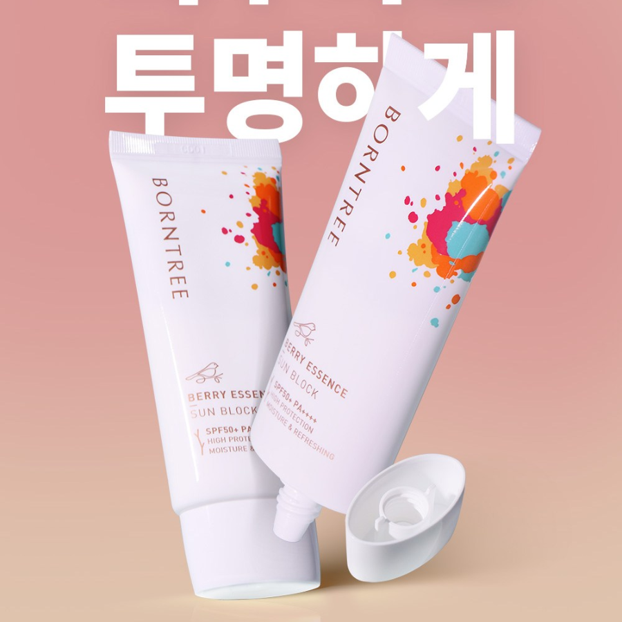 Солнцезащитный крем Bontree Berry Essence SPF50+ PA++++, 50 мл, 1 шт (скидка-65%)