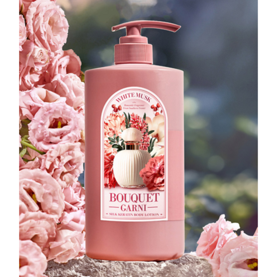 Увлажняющий лосьон для тела Bouquet Garni с белым мускусом, 1 л, 1 шт (скидка -44%)