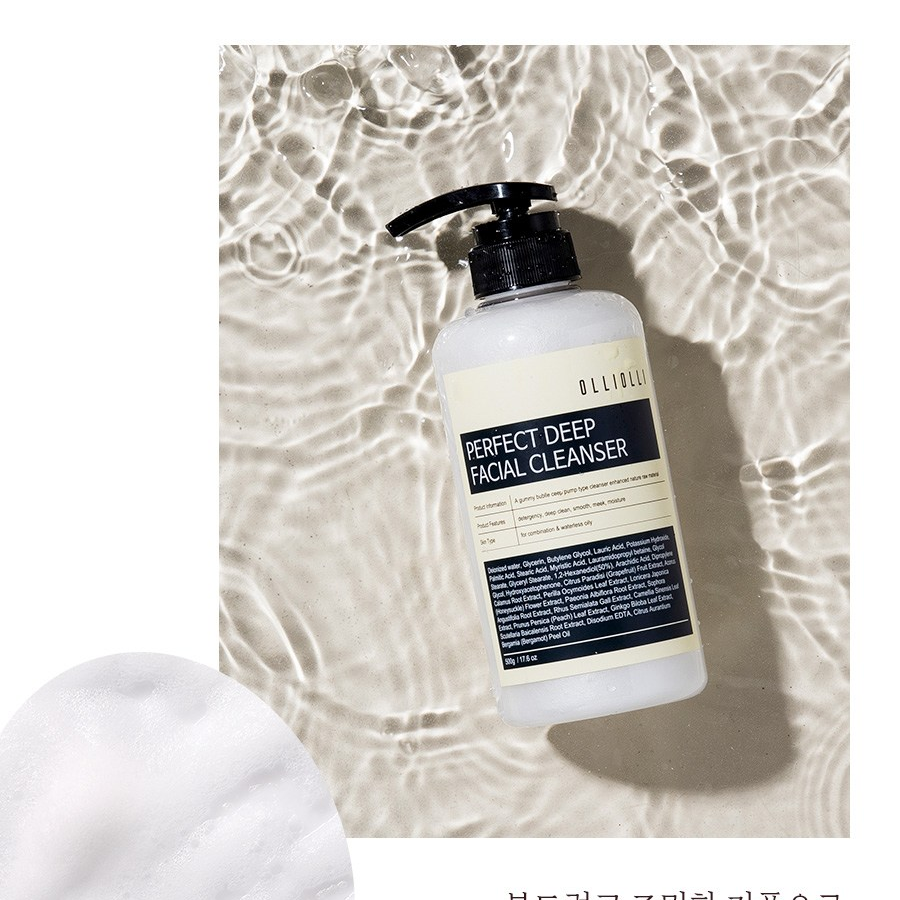 Olli Olli  Perfect Deep Foam Cleansing очищающая пенка, 500 мл