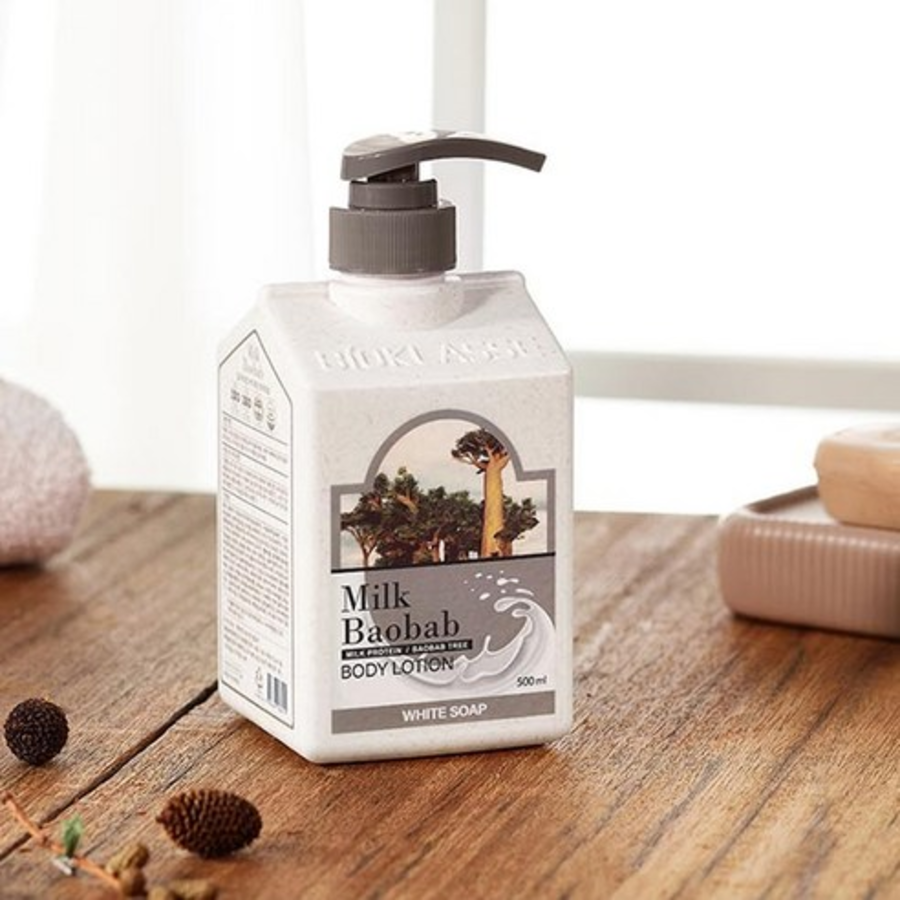 Лосьон для тела Milk Baobab Large с ароматом белого мыла, 500 мл (скидка -15%)