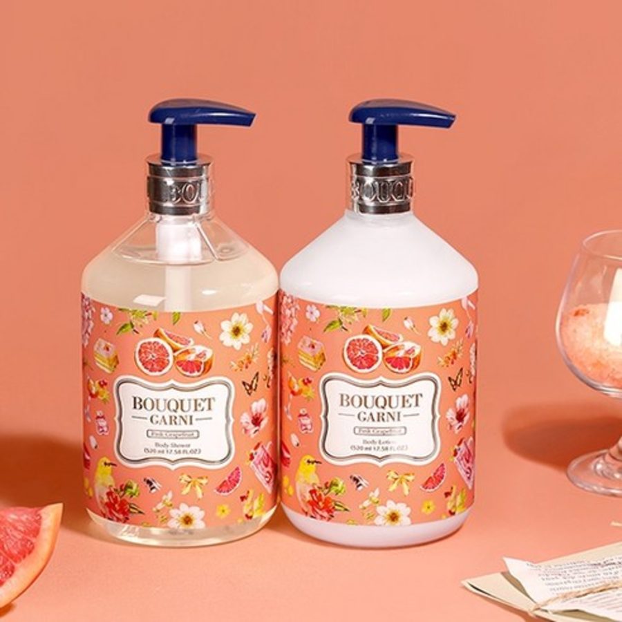Лосьон для тела Bouquet Garni с ароматом розового грейпфрута, 520 мл, 1 шт (скидка -27%)