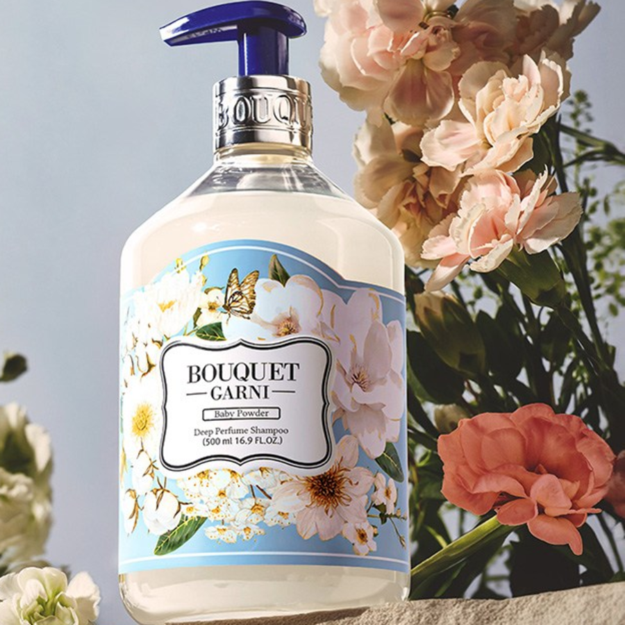 Bouquet Garni Deep Perfume Шампунь с ароматом детской присыпки, 1л, 1шт (скидка-57%)