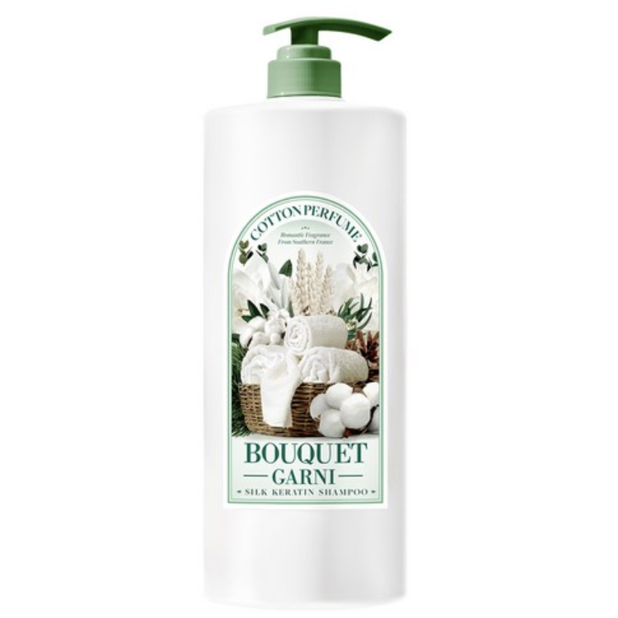Букет Garni Silk Keratin Шампунь Хлопок парфюм, 1,5л, 1шт (скидка-33%)