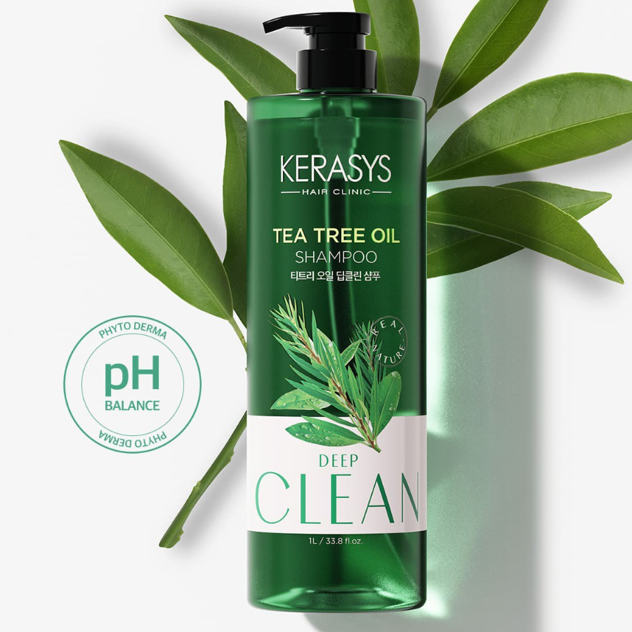 Kerasys Шампунь с маслом чайного дерева, 1л, 1шт (cкидка-47%)