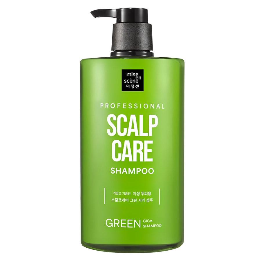 Мизансцена Scalp Care Scalp Care Green Cica Шампунь с зеленым цветочным ароматом, 1 л, 1 шт. (скидка-35%)