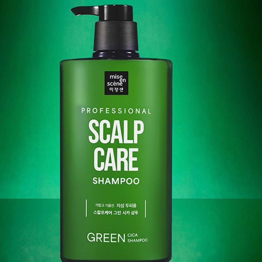 Мизансцена Scalp Care Scalp Care Green Cica Шампунь с зеленым цветочным ароматом, 1 л, 1 шт. (скидка-35%)