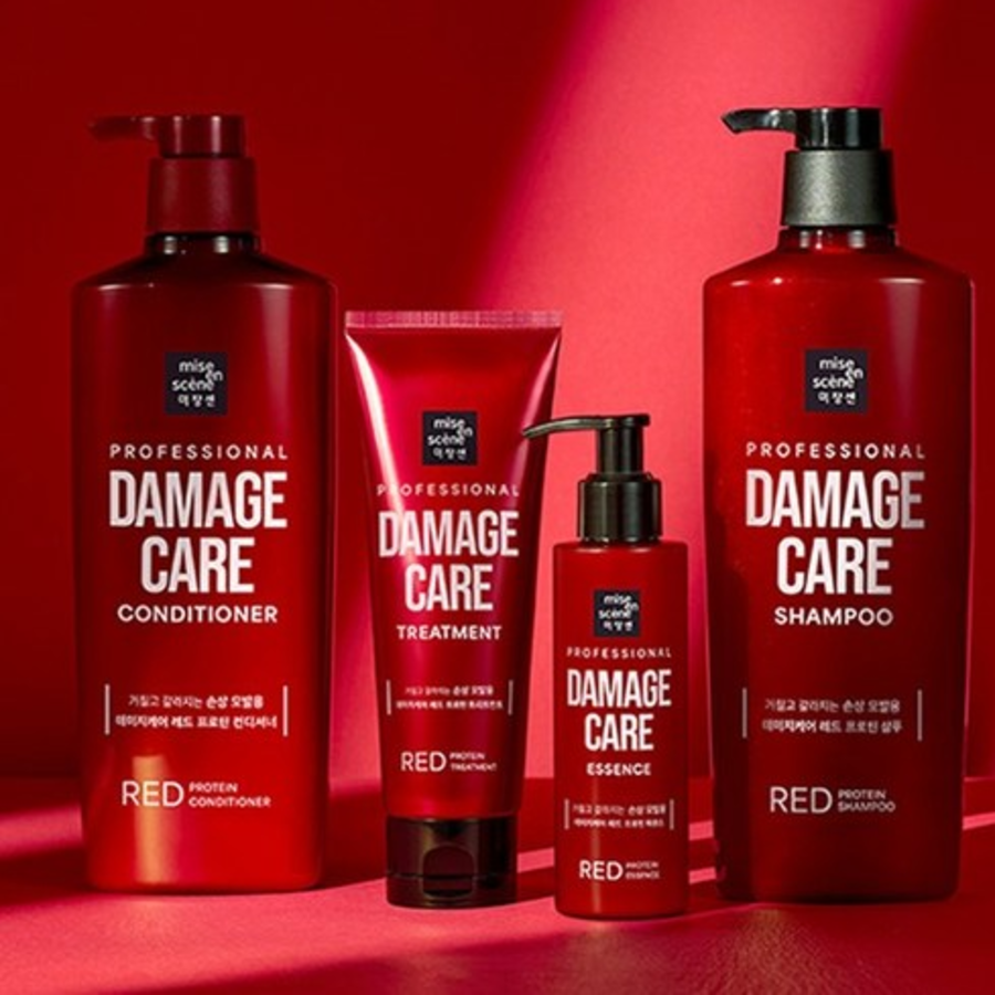 Бальзам-ополаскиватель Mise en scene damage care red protein, 680 мл(скидка -47%)