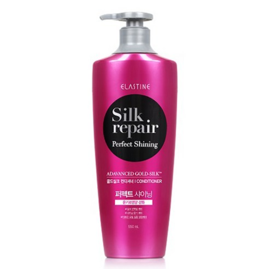 Восстанавливающий кондиционер Elastine Silk Gold Silk Perfect Shining Conditioner, 550 мл (скидка -55%)