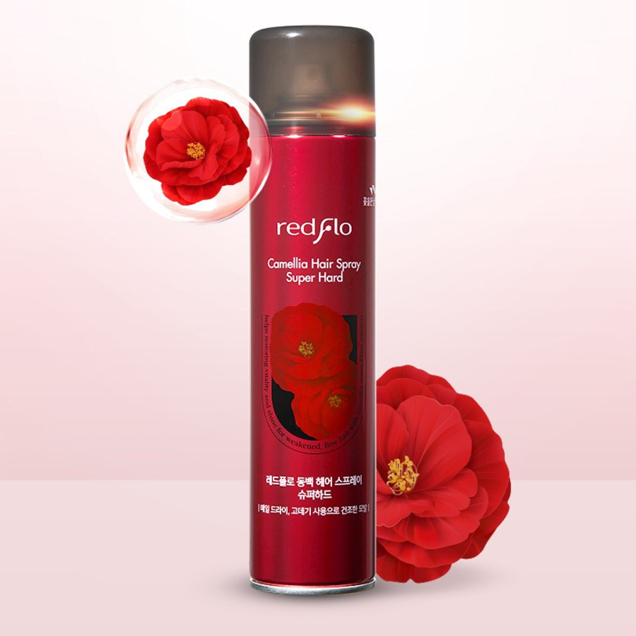 Лак для волос Redflo Camellia Super Hard, 300 мл, 1 шт (скидка-2%)