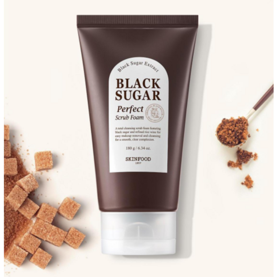 Пенка-скраб Skinfood Black Sugar Perfect, 180 г