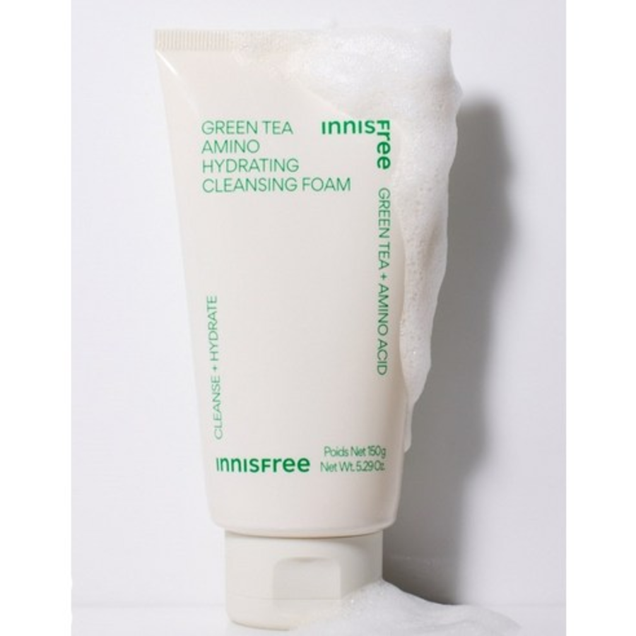 Увлажняющая пенка Innisfree New Green Tea Amino Moisture Cleansing Foam, 150 г (скидка -54%)