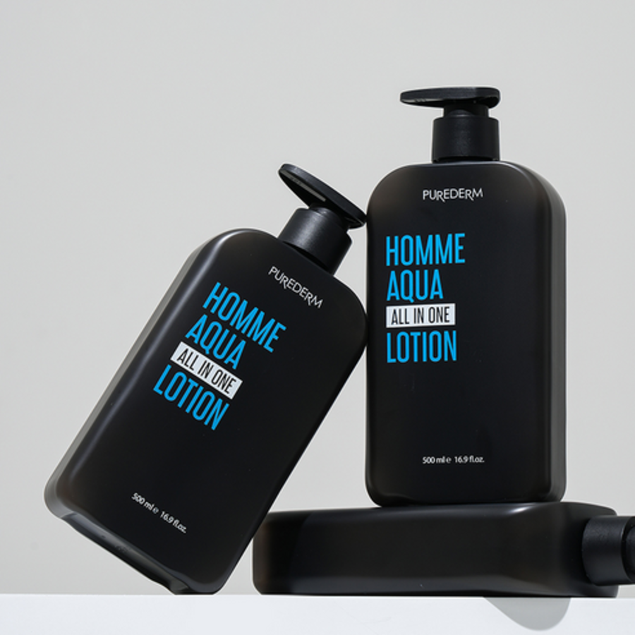 Универсальный лосьон Purederm Homme Aqua, 500 мл (скидка -14%)