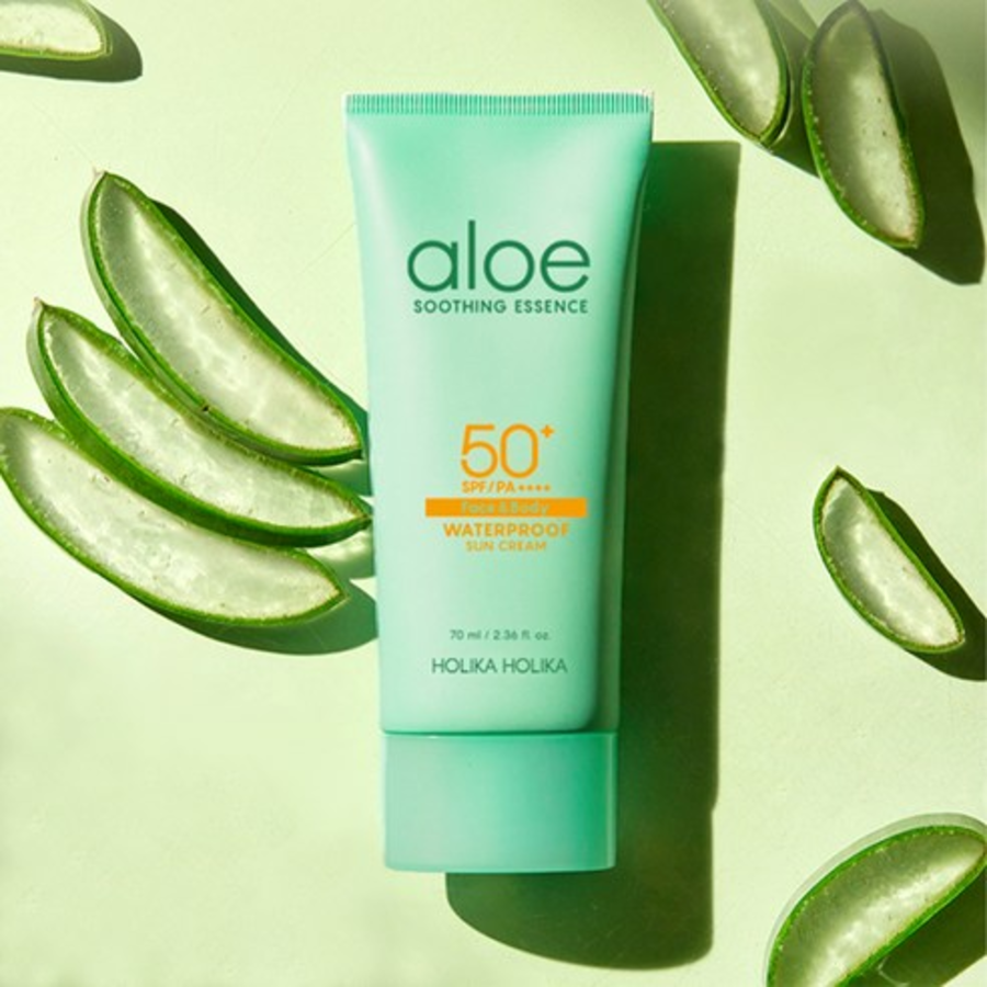 Holika Holika Водостойкий солнцезащитный крем с алоэ SPF 50+ PA++++, 70 мл (скидка-44%)