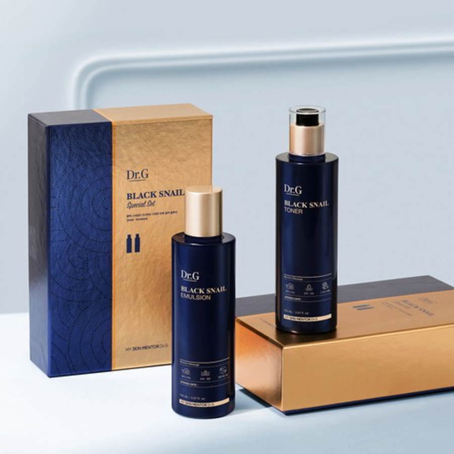 Специальный подарочный набор Dr.G Black Snail Toner 150 мл + эмульсия 150 мл (скидка -51%)