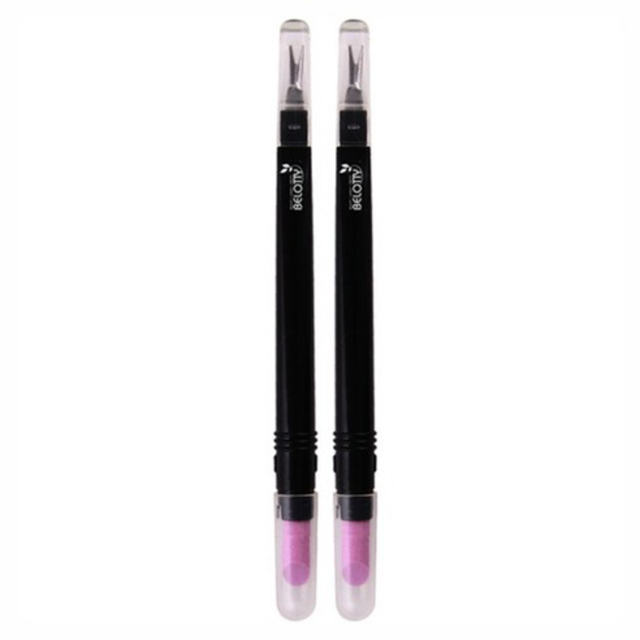 Belotty Premium Ceramic Cuticle Pusher – керамический пушер для кутикулы, 2 шт., чёрный
